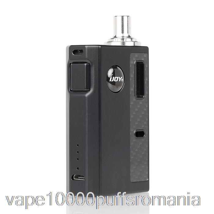 Vape Romania Ijoy Mercury 12w Aio Pod System Black Carbon